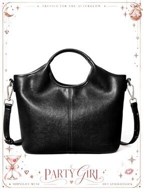 Leather Satchel Crossbody Bag Top Handle Shoulder Purse Removable Strap